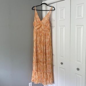ASTR the Label ELSA FLORAL TIERED MAXI DRESS